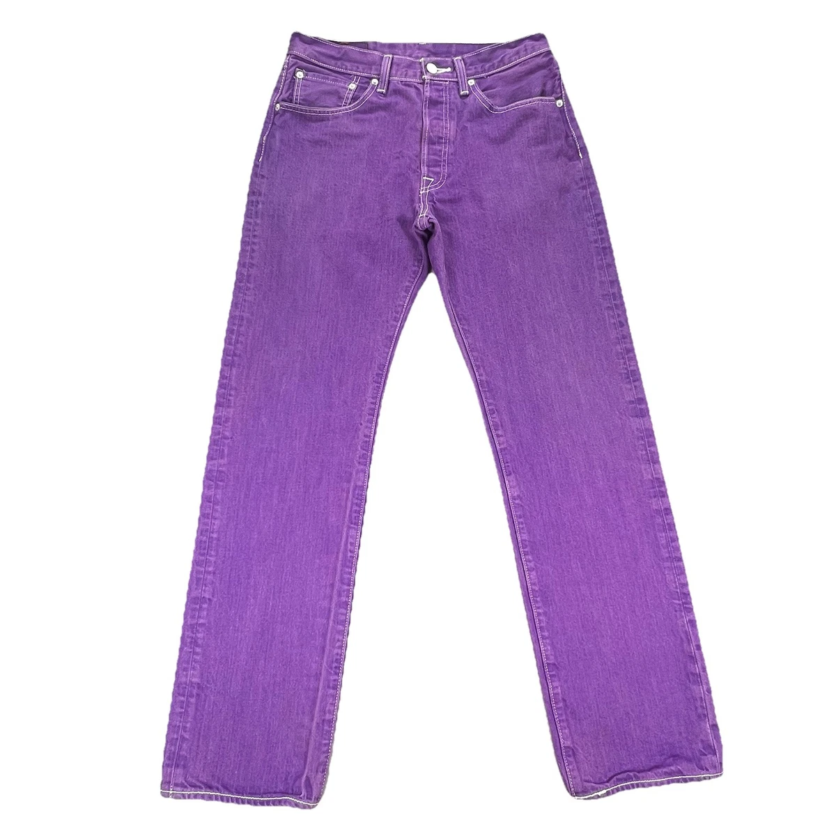 Button Purple Jeans for Men for sale | eBay