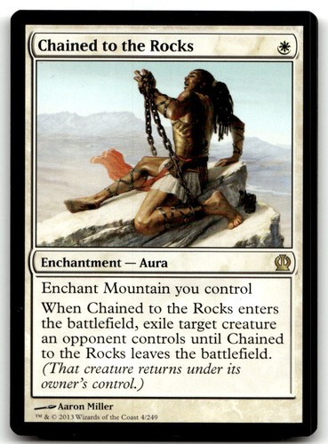 MTG Chained to the Rocks R Theros 4 LP - Picture 1 of 2