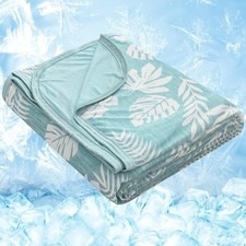 Cooling Blanket Lightweight Summer Throw for Hot Sleepers Bed Couch Sofa 50x70