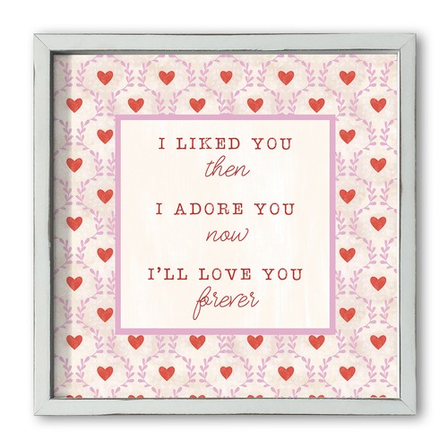 Kreative Produkte wie Adore Love You 16 x 16 weiß gerahmter Druck - Bild 1 von 5