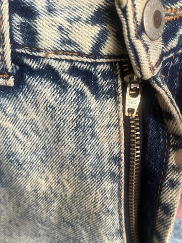 Vintage Bugle Boy Denim Blue Jeans Acid Wash Approx 26”x 27” - No Tag See Pict - Picture 6 of 13
