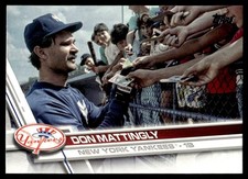 2017 Topps Update SP Variation Don Mattingly New York Yankees #US270