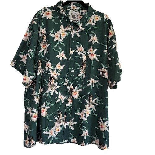 Savage Tacticians 3XL Hawaiian Green Military Guns 2nd Amendment Shirt Snap Men - Picture 1 of 10