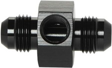 6AN Male to 6AN Male Flare Fuel Pressure Gauge Take Off Fitting Adapter 6AN