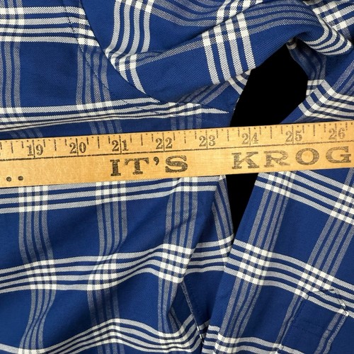 Brooks Brothers Herren Hemden Blau Kariert Kariert Langarm Logo Stretch Gr. L Neu mit Etikett - Bild 7 von 7