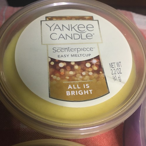 Yankee Candle Scenterpiece Easy Melt 4 Cups Lemony Bright Collection 2.2 oz Each - Picture 2 of 5