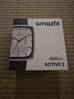 Amazfit Active 2 Square Smartwatch (Premium Version) w/ Black Leather Band