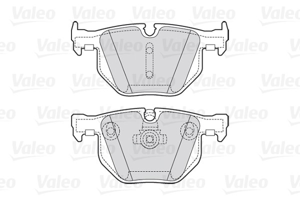Plaquettes de frein VALEO 301754 contre l'usure du freinage BMW 5