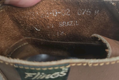 Vintage Flings Lace Up Ankle Boots Womens 7.5M Brown Leather - Picture 9 of 9