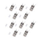 10Pack 1.45mm Network Connectors RJ45 Cat7 Gold Plated FTP Modular Plug D
