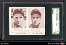 1941 Double Play #33 Lee Handley / Arky Vaughan  / 34 Pirates HOF SGC 4 - VG/EX