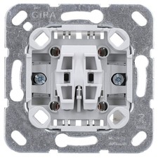 Gira System 55 Reinweiß seidenmatt Steckdose Schalter Wippe Rahmen Radio RDS