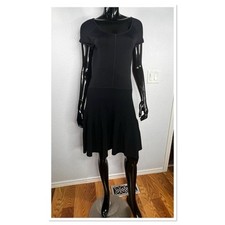 Ralph Lauren Black Label A-Line Knit Dress Sz M