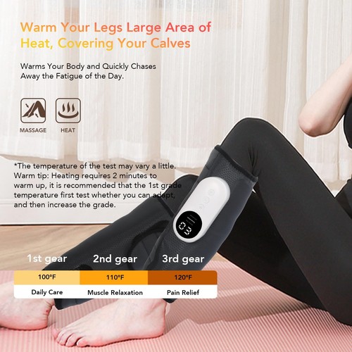 Leg Massager for Circulation and Pain Relief, Calf Air Compression Massager w... - Picture 6 of 9