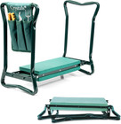 Denny International Portable Folding Garden Kneeler for Gardening with Knee Pad