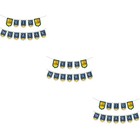 3 stücke Ramadan Bunting Party Gefälligkeiten Eid Mubarak Druckgirlande Banner