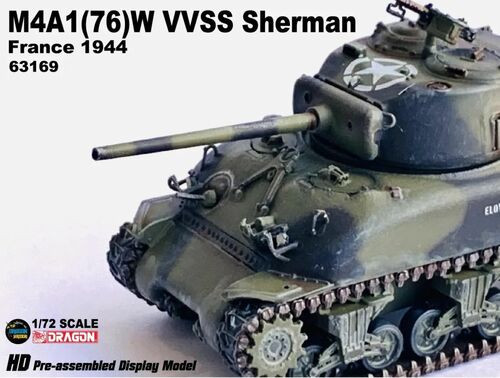 Dragon Armor 63169 M4A1 (76) W VVSS Sherman France 1944 - Picture 2 of 2