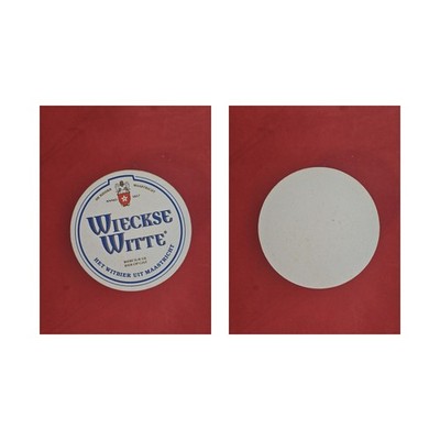 De Ridder Maastricht Wieckse Witte Blue Font Brewery Beer Mat Beermat