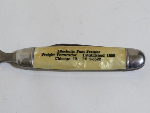 Imperial Knife Letter Opener I.K.CO. Lifschultz Fast Freight Advertising vintage - Picture 4 of 7