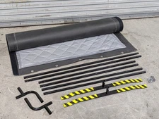 Singer Safety 8' x 4' Modular Acoustic Screen w/ Frame 22310148 Missing Parts