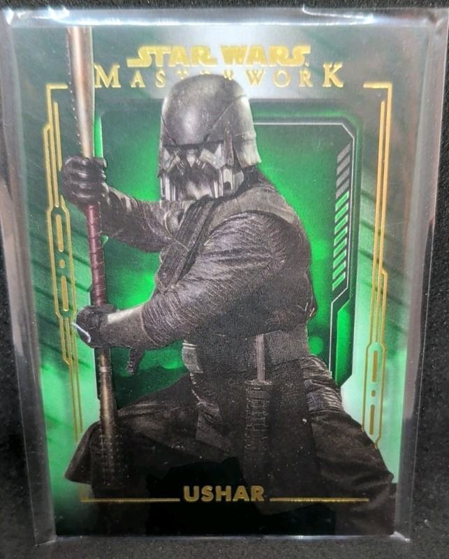 Ushar 2020 Topps Star Wars Masterwork #38 Green /99