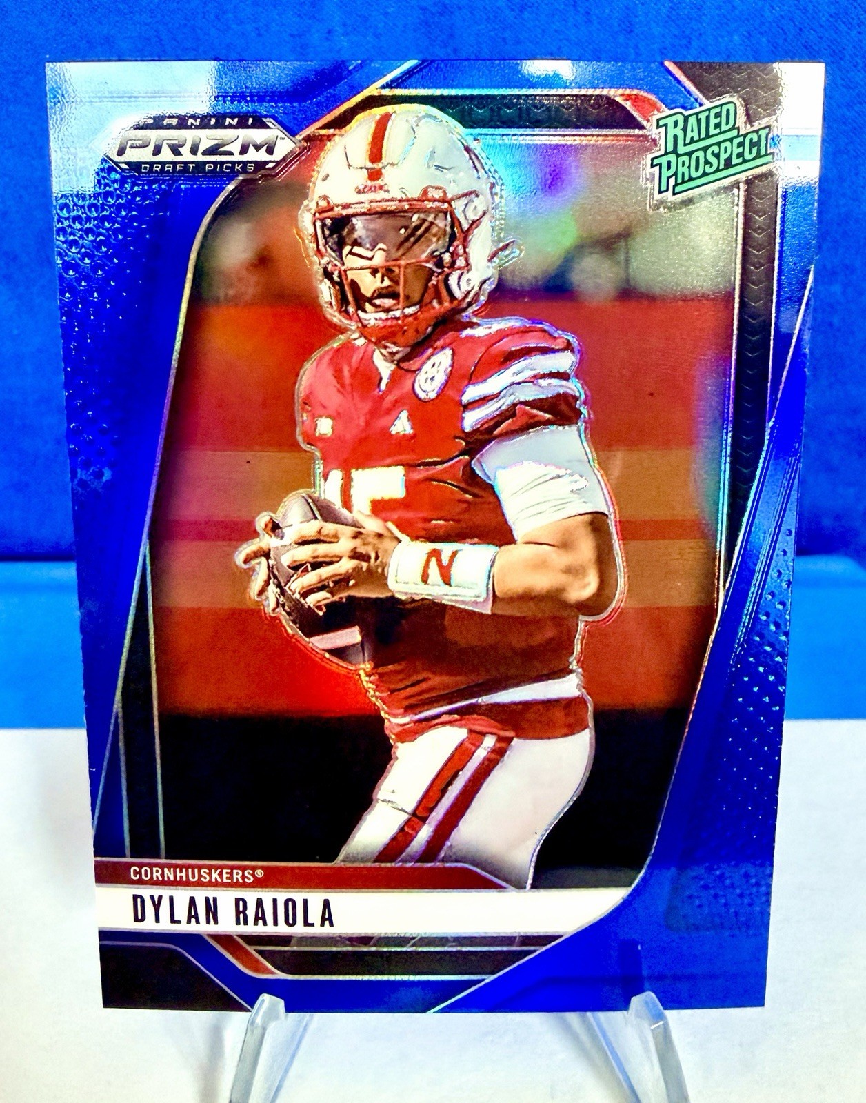 2025 Panini Prizm Draft Picks - Dylan Raiola #158 Blue Prizm /249 (RC)