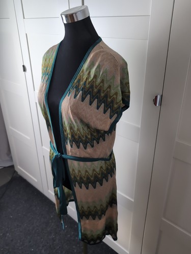 Missoni for Target Cardigan With Belt Multicoloured Including Green And Blue - Picture 3 of 7