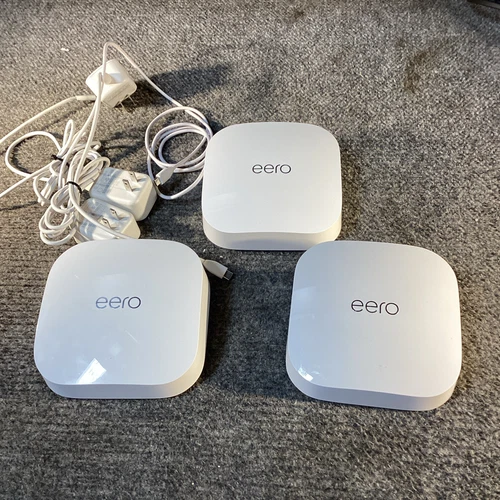 eero Pro 6E S010311 AX5400 Tri-Band Mesh Wi-Fi 6E System (3-pack)