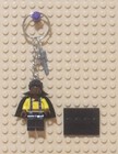 Minifigure Keychain Custom Star Wars Lando Calrissian w/Pistol Charm Stand Solo — photo 5