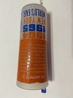 1964-65 New York World’s Fair Frosted Glass Tumbler Cup, Globe Blue/Orange — photo 4