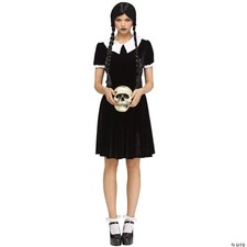 WOMEN'S GOTHIC GIRL COSTUME - Halloween Costume Dress Up Party Outfit
