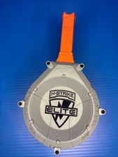 Nerf N-Strike Elite 25 Max Round Ammo Drum Magazine Orange Dart Clip Replacement