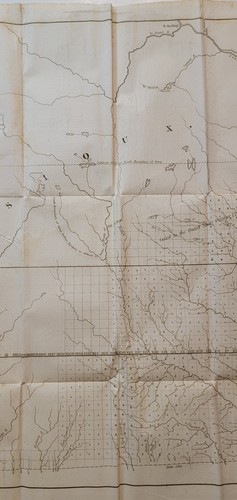 1849 B&W General Land Office GLO mapa Iowa boceto de encuestas públicas - Imagen 3 de 10