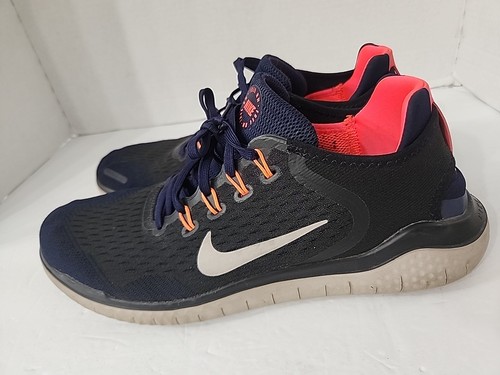 Nike Free RN 2019 Blackened Blue Crimson 942836-010 Mens Running Shoes (Size 12) - Picture 4 of 6