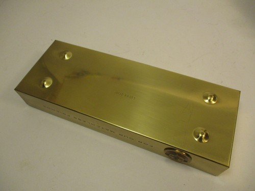 Vintage Florsheim Shoe Brass Matchbook Caddy Dispenser Solid Brass Match Box - Picture 7 of 9