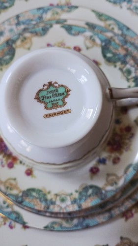 Vintage Jyoto Fine China Japan Fairmont 20pc Dinnerware Set Serving For 4 - Picture 12 of 14