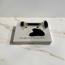 Jade Roller  Gua Sha Tool for Face  Gift Boxed - Anti-Aging Facial Massage Set