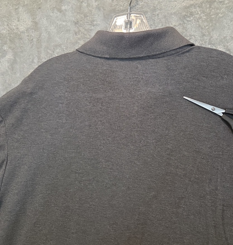 U.S. Polo Assn. Shirt Mens 3XLT Gray Ultimate Pique Moisture Wicking Button - Picture 9 of 16