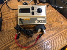 Working BK Precision 820 Capacitance Meter with Original Box Power Supply Probes