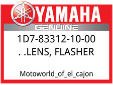 Yamaha OEM Part 1D7-83312-10-00 LENS, FLASHER