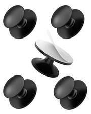 5 Pack Self Adhesive Cabinet Knob, No Drilling Self Stick Drawer Knobs, Stick...