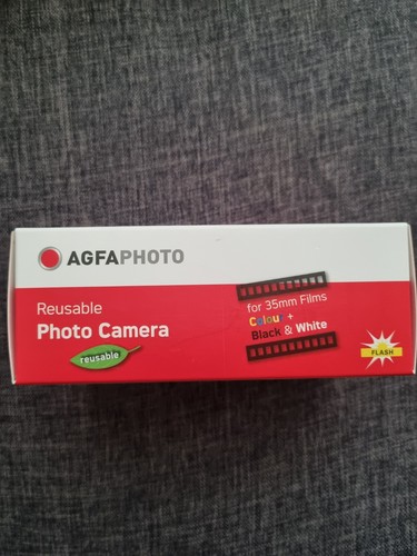 AgfaPhoto analoge 35mm Kleinbildfilm Foto Kamera schwarz - Bild 2 von 3