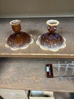Fenton Glass Cameo Opalescent Candle Stick Holders Lily Of The Valley