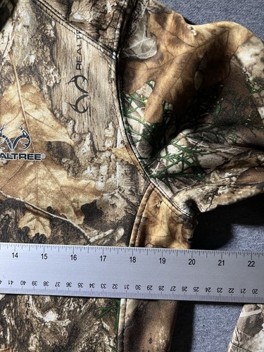 Women's Legendary Camo Real Tree Brown Hoodie Sz Small/ Ch 4-6 Yr Fleece Lined - Picture 4 of 6