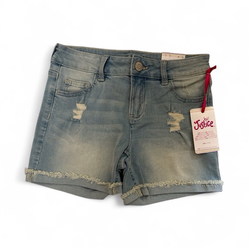 NWT ABERCROMBIE and Fitch KIDS & Justice 4 Pair of Denim Blue Jean Shorts 11/12 - Picture 7 of 10