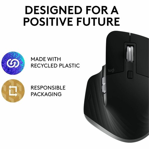 Logitech MX Master 3S für Mac - Kabellose Bluetooth Maus mit ultraschnellem Scrolli - Bild 7 von 9