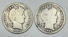 1903-O Barber 10c Silver Dimes Lot of 2