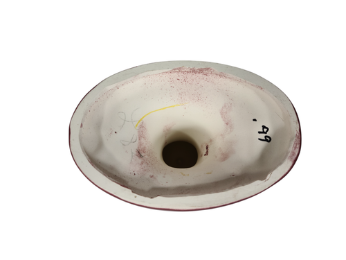 Purple Mauve Ceramic Toothbrush Holder Tumbler Cup Tray Desert Rose Color 343 - Picture 16 of 24
