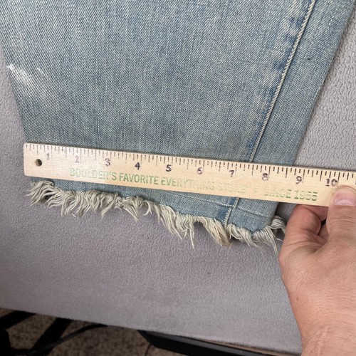VTG Levis 501 Jeans Mens 30x30 Distressed Patched Paint Selvedge 90s Tag 32x32 - Picture 12 of 14