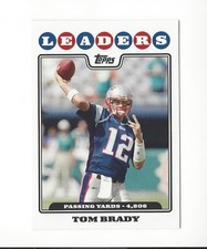 2008 Topps #286 Tom Brady Patriots